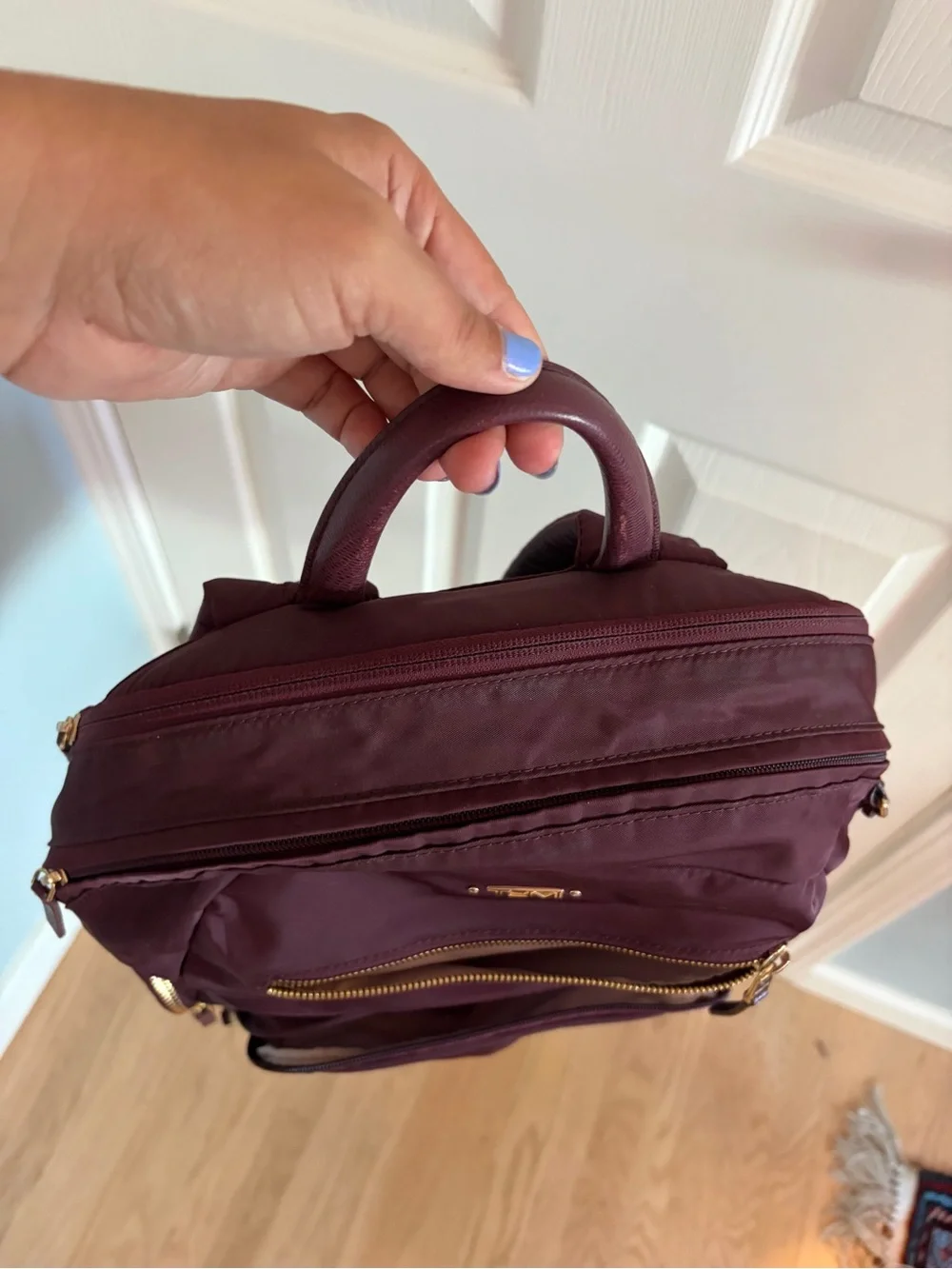 Tumi backpack laptop holder travel bag